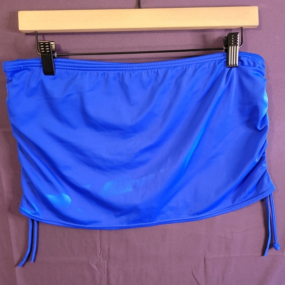 Victoria's Secret Womens Royal Blue Skirted Bikini Bottom Size M - Picture 2 of 6